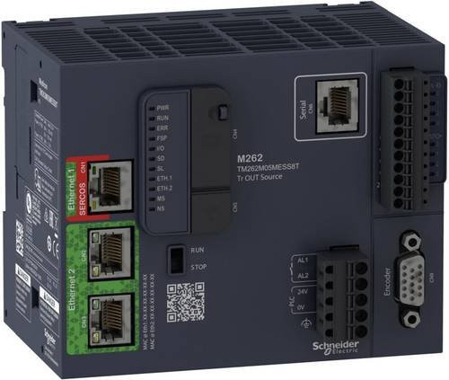 Schneider Electric TM262M05MESS8T Erweiterungsmodul in Grau mit Ethernet/LAN und USB-B - Bild 1