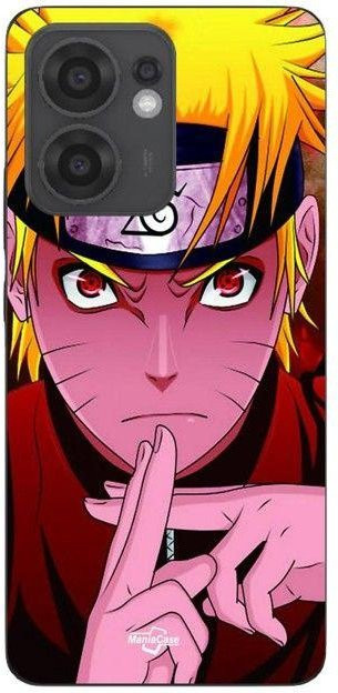 Maniacase Handyhülle für Oppo Reno 13F mit Naruto Motiv in Schwarz und Multicolour - Bild 1