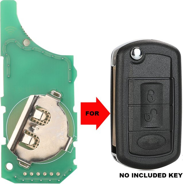 Jingyuqin Ersatz-EWS ID44/ID46 Board 315/433,92 MHz für Land Rover Range Rover Vogue 2006-2009 Flip Autoschlüssel in Grün - Bild 1
