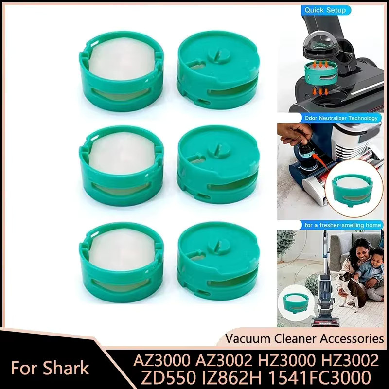 Shark Duftneutralisierer für Staubsauger in Türkis, kompatibel mit AZ3000, AZ3002, HZ3000, HZ3002, ZD550, IZ862H und IZ562H - Bild 2