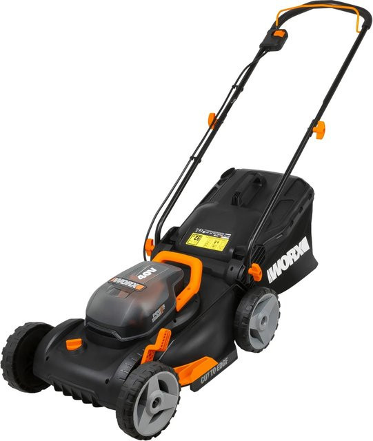 Worx Akku-Rasenmäher WG743E 40 V mit 4 Ah Akku, Schnittbreite: 40 cm, bunt - Bild 1