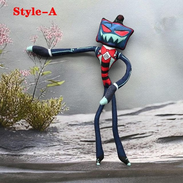 Yiran toy Hazbin Hotel Vox Alastor Niffty Plüschtier Puppe, 28cm, ab 14 Jahren - Bild 1