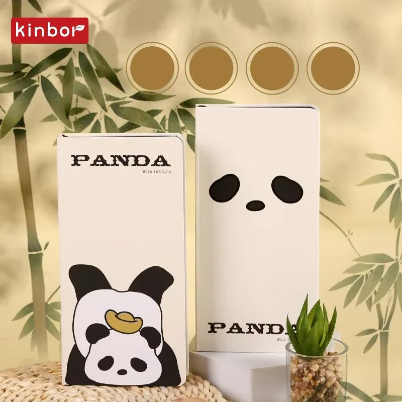 Kinber Wochenplaner mit Panda und Kaffee-Katze Motiv in Weiß - Bild 4