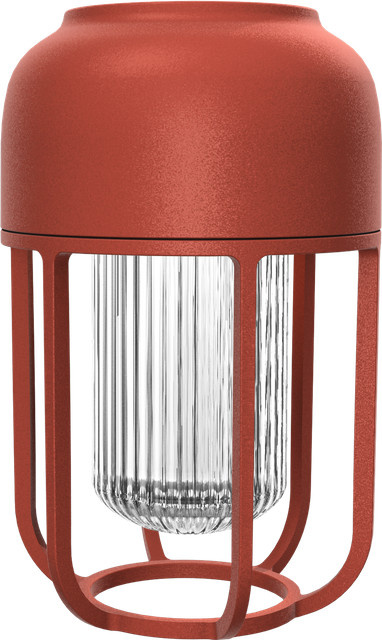 HOUE Light No 1 Akku und Solarleuchte LED Tischleuchte in Rot - Bild 1