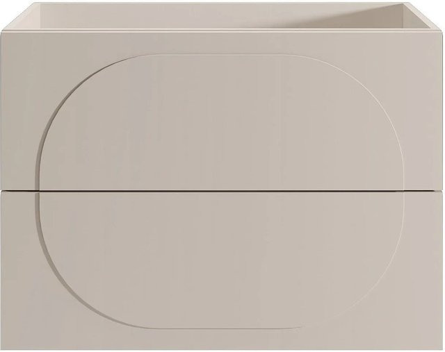 Vutoma Waschbeckenunterschrank Beige B: 80 cm, T: 46 cm, H: 60 cm - Bild 1