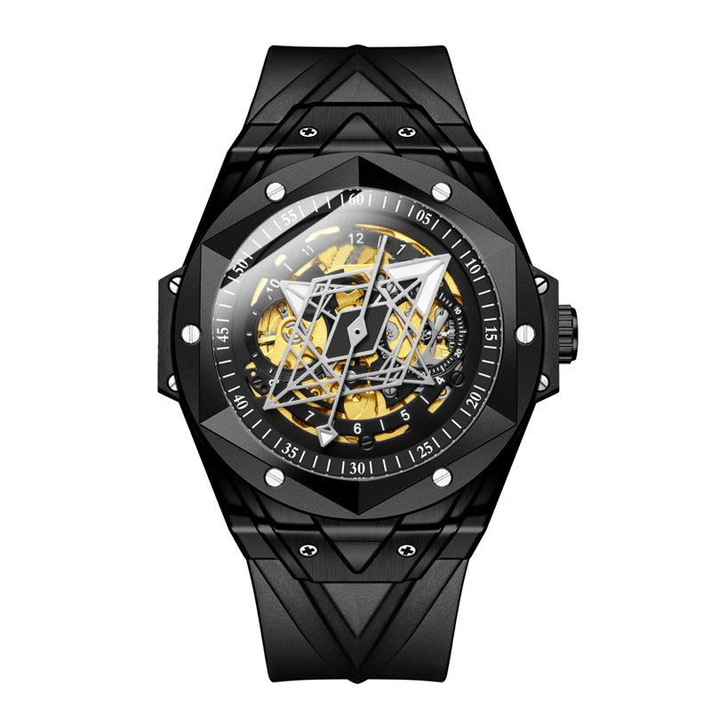 KIMSDUN Armbanduhr Automatik, Edelstahl, Silikon, 54 mm, Herren - Bild 1