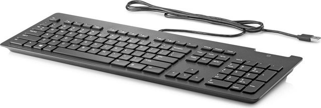 HP Business Slim Tastatur USB Tschechisch Schwarz (Z9H48AA#AKB) - Bild 1