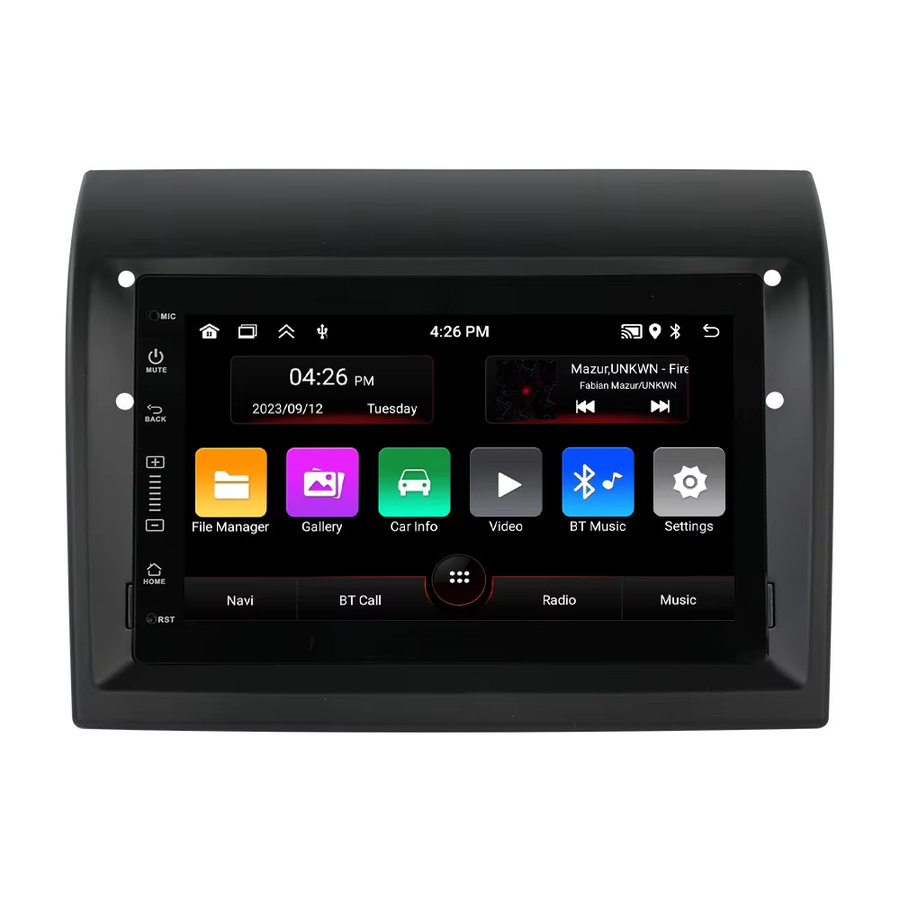 MEKEDE Android 15 Autoradio für Fiat Ducato 2007-2015 mit 2 GB RAM, 64 GB Speicher, kabellosem CarPlay, GPS, Bluetooth und DSP Stereo in Schwarz - Bild 5