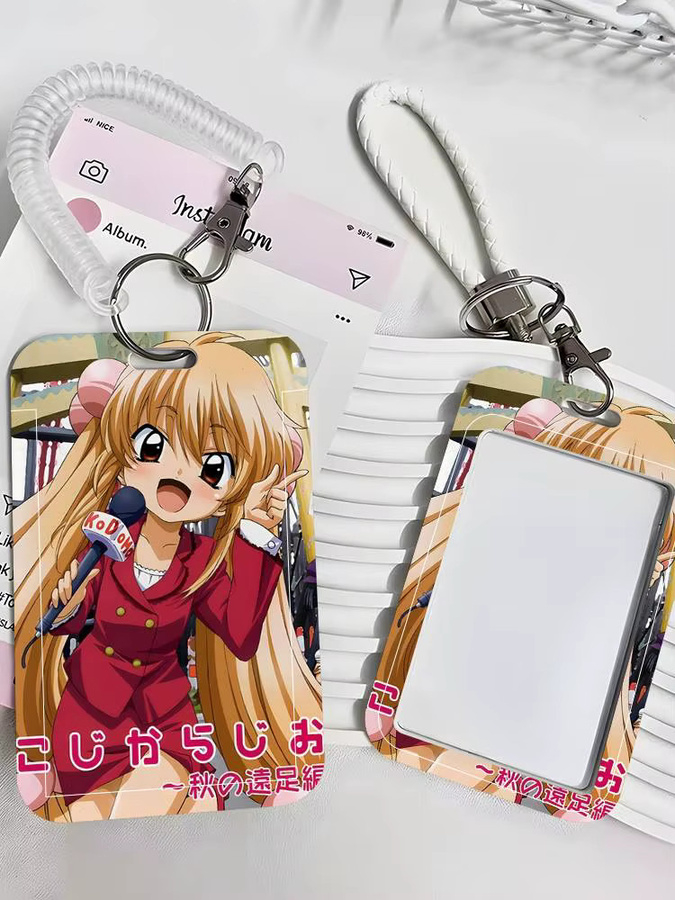 Anime K-Kodomo No Jikan Ausweishülle für Schulkarten und Zugangskarten aus Kunststoff, Mehrfarbig - Bild 4