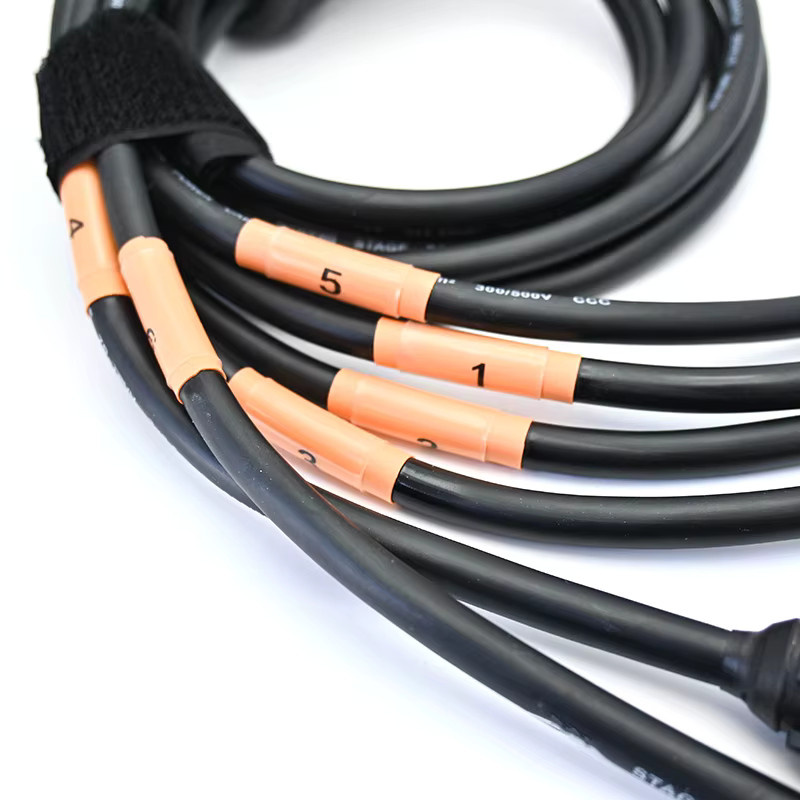 19-poliges Socapex Breakout Kabel von Soca zu Powercon True1 Truecon für Audio Power Distro in Schwarz - Bild 2