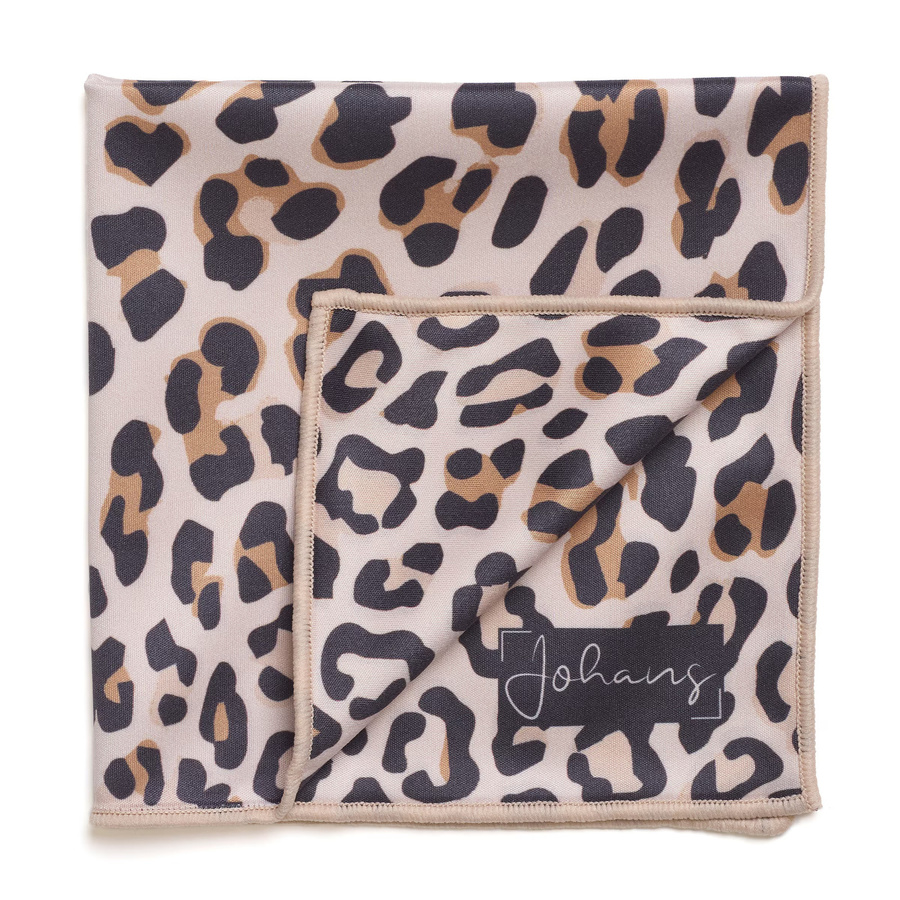 Johans Brillenputztuch Leo Classic in Multicolour und Braun, B/T/H: 30 x 30 x 30 cm - Bild 1