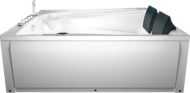 AquaVapore Whirlpool Badewanne aus Acryl in Weiß B/T/H: 180 x 135 x 70 cm - Bild 1