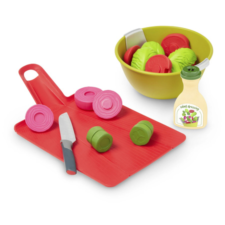 Casdon Spielküche Salat Set in Grün und Bunt/Mehrfarbig