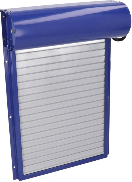 Nensit Automatische Hühnerstalltür mit Zeiteinstellung und Rollvorhang in Blau - Bild 1