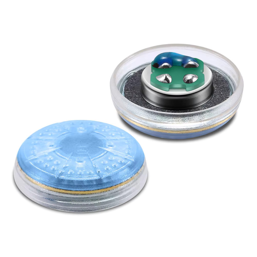 Huayunxin HIFI In-Ear Kopfhörer mit 15,4mm Dynamischen Treibereinheiten, 80 Ohm, Blau, 2er-Set - Bild 2