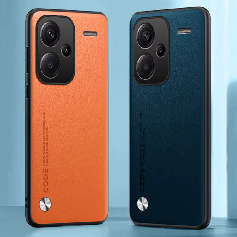 Luxus PU Leder Handyhülle für Xiaomi Redmi Note 13 Pro Plus in Schwarz - Bild 3