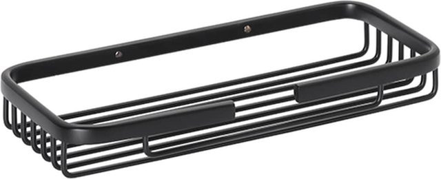 Brillantbad BYTRO Seifenkorb aus Messing in Schwarz für Bad und WC, Wandmontage, B/H/T: 23 x 10 x 3 cm - Bild 1