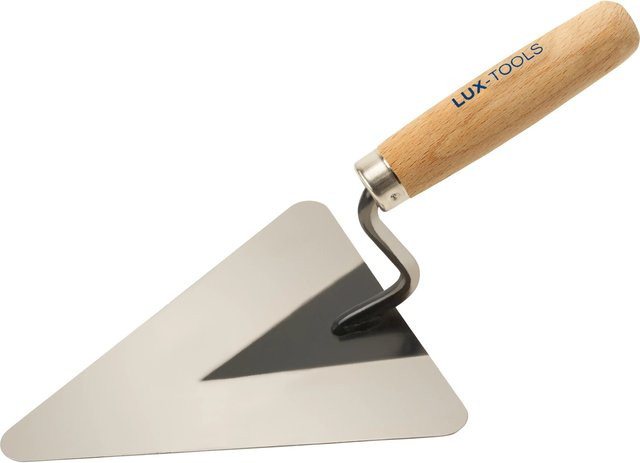 LUX-TOOLS Dreieckskelle in Silber, poliert, Breite: 160 mm - Bild 1