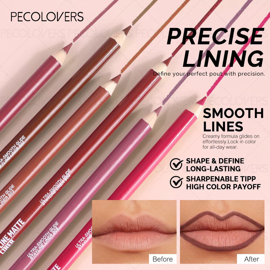 PECOLOVERS Lippenkonturenstift, Beerentöne, Unisex - Bild 3