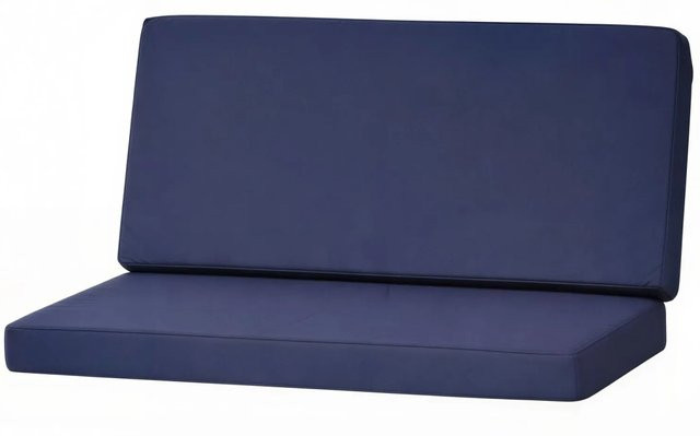 Setgarden Techno Gartenkissen für Polyrattan Möbel, 1tlg. Marine Blau, B/T/H: 160 x 60 x 50 cm - Bild 1