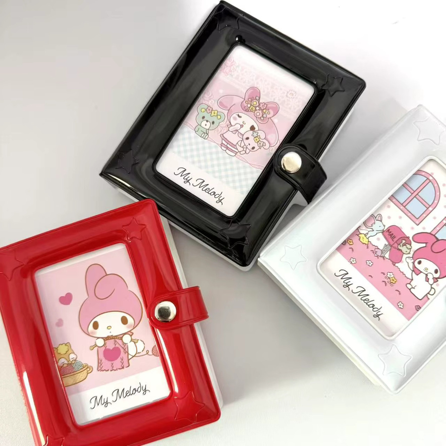 Cartoon Kpop Fotokartenhalter Fotoalbum für 2/3 Zoll Karten in Macaron-Farben aus Kunststoff - Bild 2