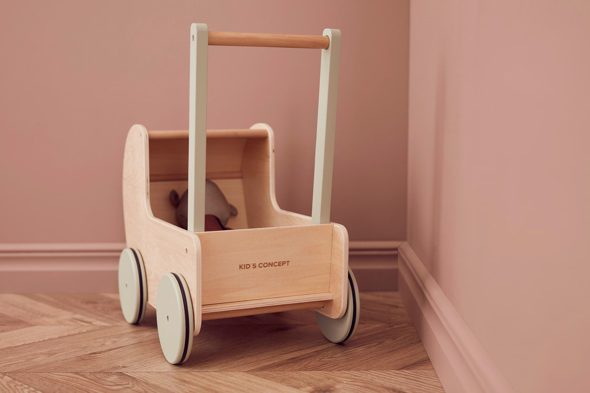 Kids Concept Puppenwagen natur ab 18 Monaten - Bild 2