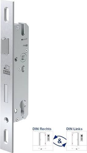 BASI Rohrrahmenschloss ES 958L PZW in Nickel-Optik mit Kantigstulp 24/270 mm und Dornmaß 40 mm - Bild 1
