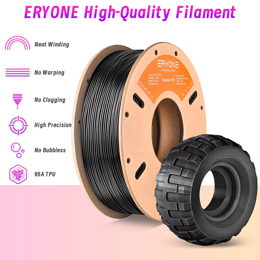 Eryone TPU Premium Filament für FDM 3D-Druck, 500 g - Bild 4