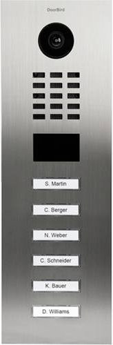 DoorBird D2106V IP-Video-Türsprechanlage LAN Außeneinheit aus Edelstahl V2A in Silber (gebürstet) - Bild 1