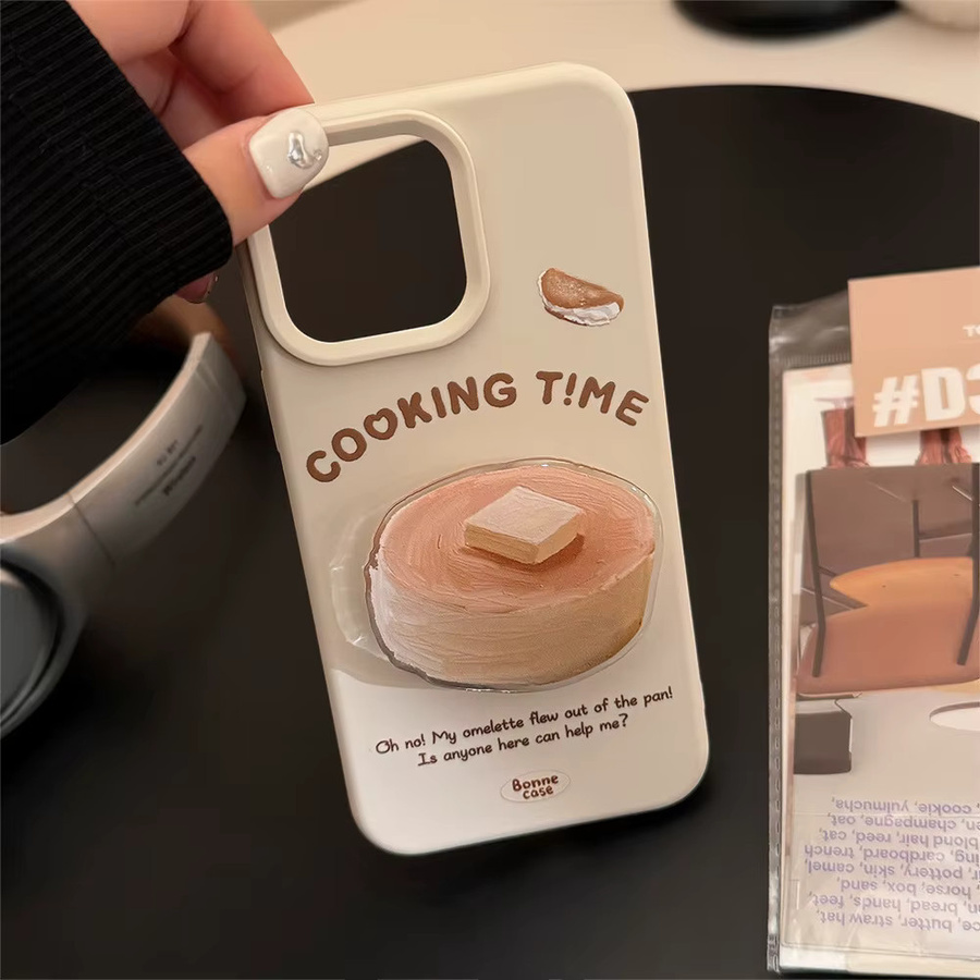 Stoßfeste Handyhülle im Koreanischen Nachmittagstee-Design für Apple iPhone 17 16 15 14 13 12 Pro Max, Farbe: Braun - Bild 2