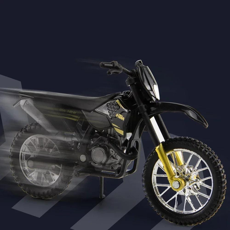 Yiran toy 1 450 SX-F Motorrad Figur 1:18 Modellauto schwarz 7-12 Jahre - Bild 3