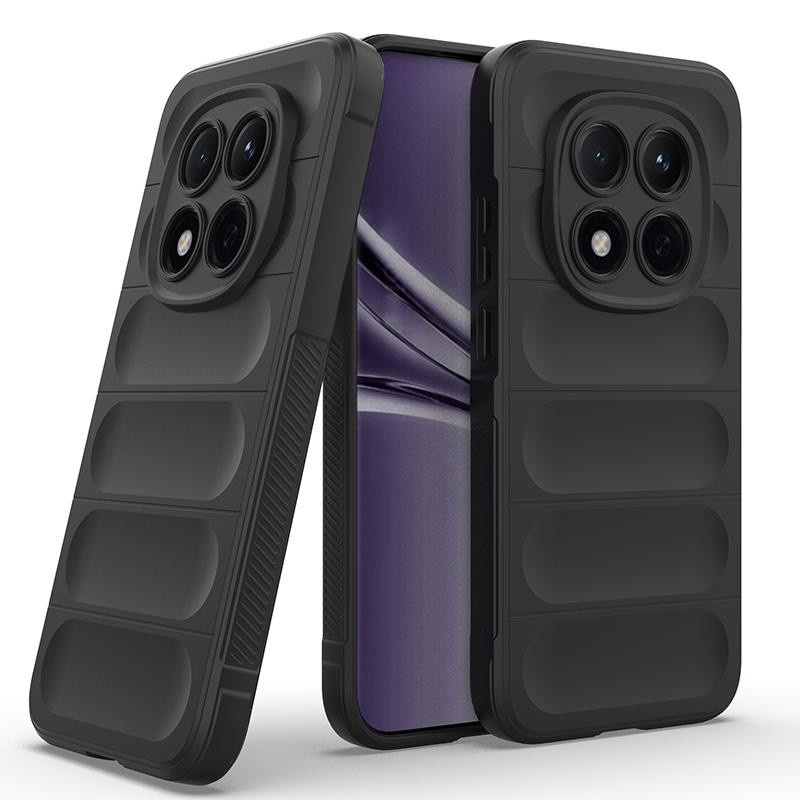 Stoßfeste Silikon Schutzhülle für Xiaomi Poco M8 Pro in Schwarz - Bild 4