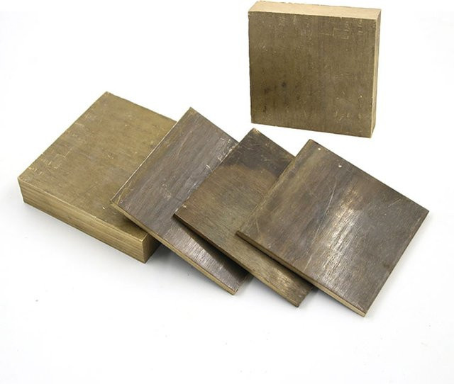 Aluminium-Bronze-Platte ZCuAl03Sn09 in Gold, Dicke: 6 mm bis 40 mm - Bild 1