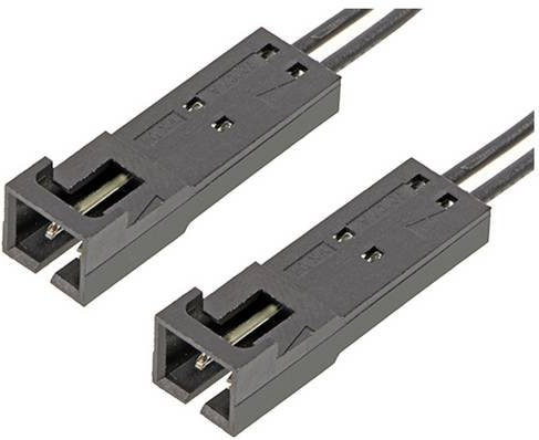 Molex Stiftgehäuse-Kabel 216272-1022 Bulk in Schwarz - Bild 1