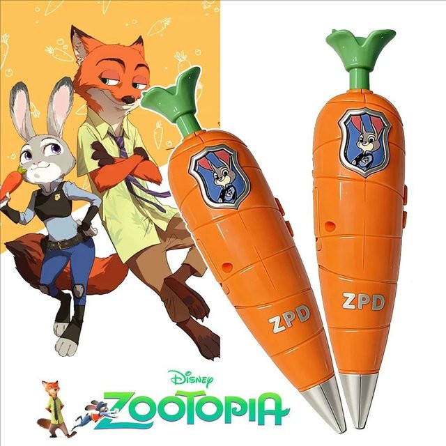 Disney Zootopia 2 Karotten-Aufnahmestift, Gary Schlangenstift, Halterung - Bild 1