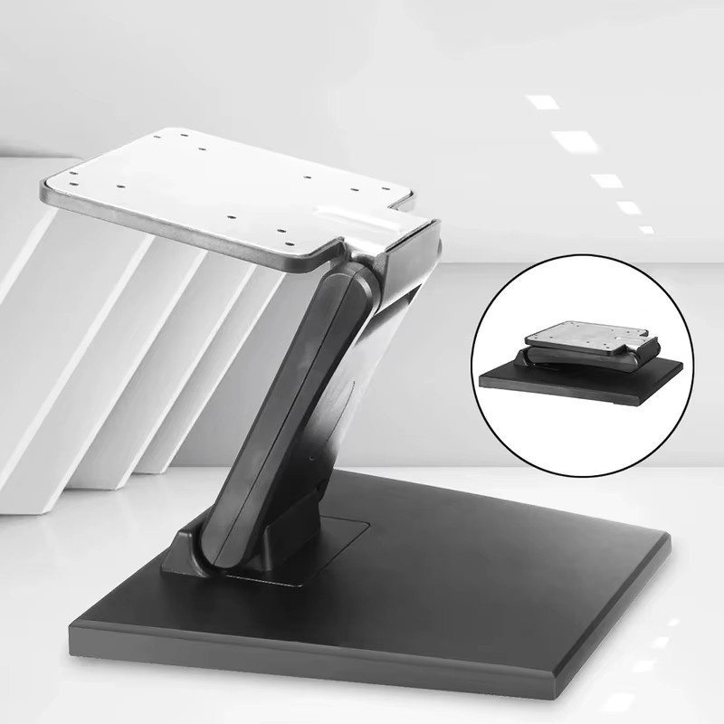 Klappbarer Monitorständer aus Metall mit VESA-Halterung für 14-24 Zoll Bildschirme, Farbe: Schwarz - Bild 4
