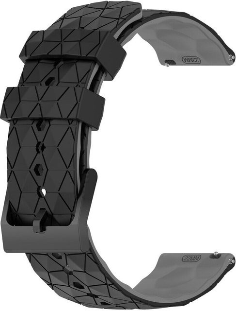 Suunto Uhrenarmband Silikon, 22mm, Schwarz, Unisex - Bild 1