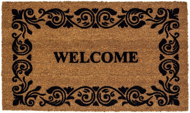 ASTRA Fußmatte Coco Design Welcome in Braun, B: 45 cm, T: 75 cm - Bild 1