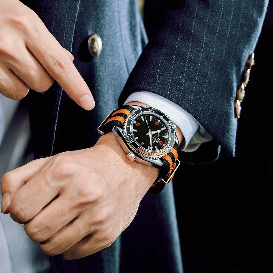 PAULAREIS P Armbanduhr Automatik, Edelstahl, Schwarz, Herren - Bild 5