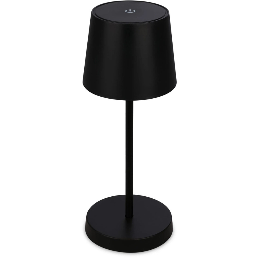 Brilo Akku Tischleuchte Piha LED dimmbar Touch Warmweiß Schwarz Höhe: 26 cm - Bild 2