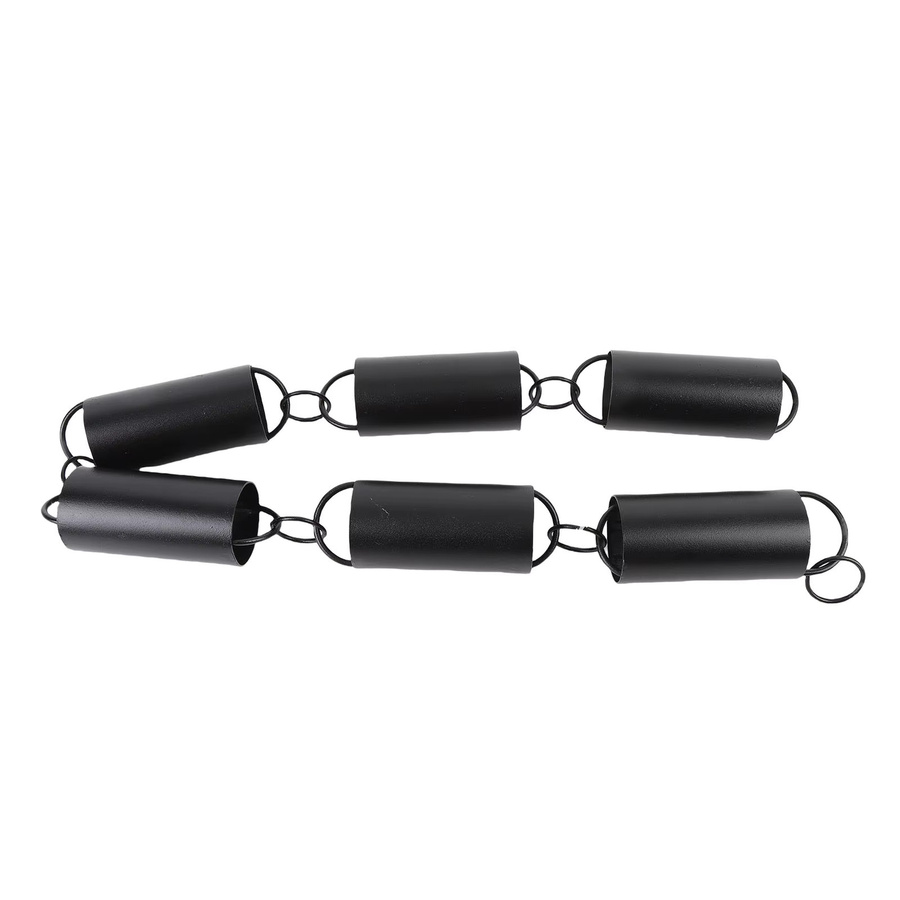 TOPINCN Regenfangkette Zylinder aus Aluminiumlegierung, Schwarz, Höhe: 100 cm - Bild 2