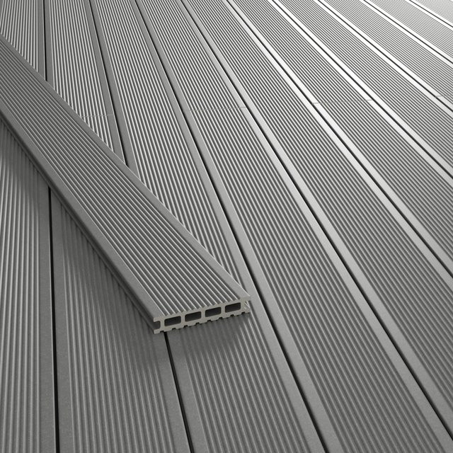 Kovalex WPC Terrassendiele Exklusiv Matt Grau B: 14,5 cm, H: 2,6 cm, L: 300 cm - Bild 1