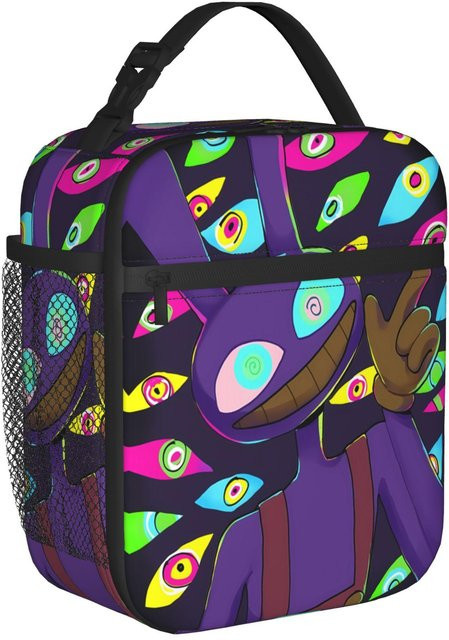 Fancy Style Studio Jax Cartoon Digitals Zirkus Thermische Lunchtasche für Kinder, Isoliertes Oxford Design in Multicolour - Bild 1