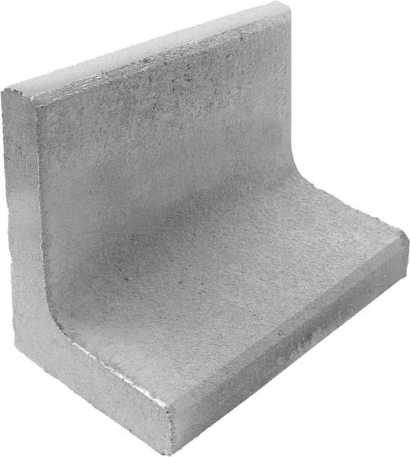 Diephaus L-Stein unbewehrt in Grau B: 30 cm, T: 40 cm, H: 20 cm, Breite: 7 cm - Bild 1