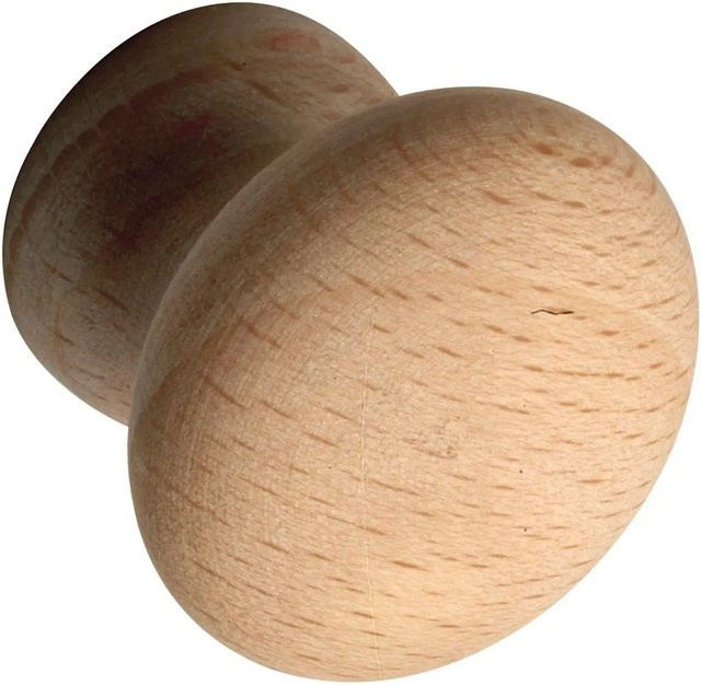 Alles im Griff Möbelknopf Hemera aus Buche in Roh, Durchmesser: 2,5 cm, Tiefe: 2,6 cm - Bild 1