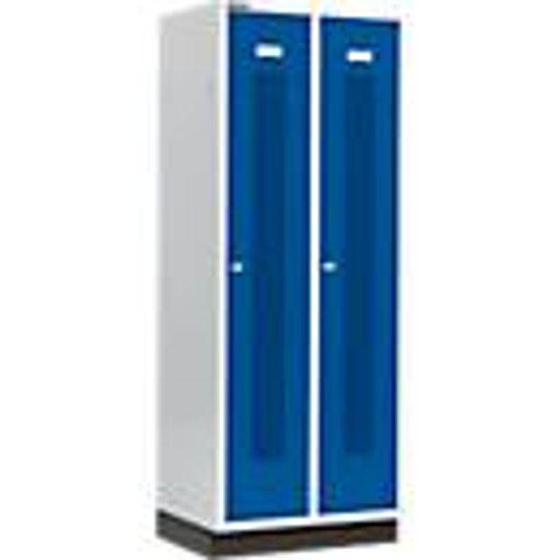 Schäfer Shop Select Kleiderspind mit 2 Abteilen und Zylinderschloss in Enzianblau, Breite: 40 cm - Bild 3