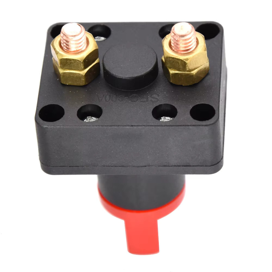 Tragbarer Batterie-Isolationsschalter für Auto, Lkw, Boot und Camper, wasserdicht, 100A, Schwarz - Bild 2