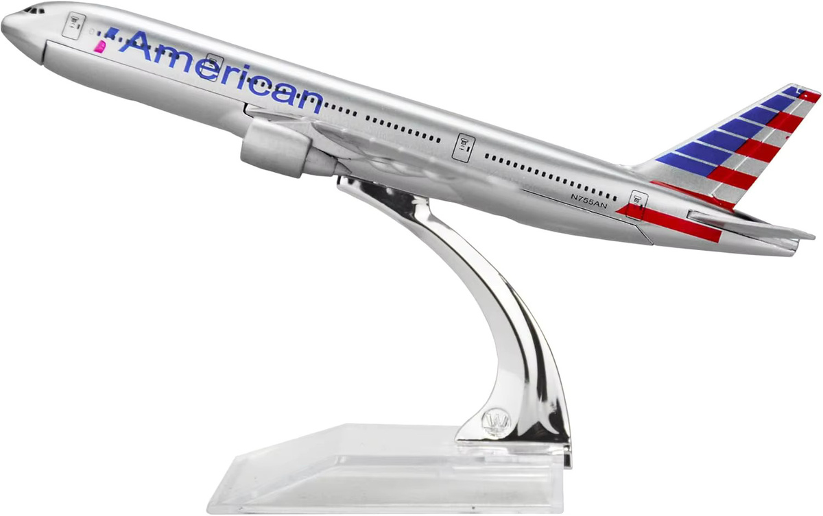 ZOCO B777 Modellflugzeug, Flugzeugmodell, Metall, 16 cm - Bild 2