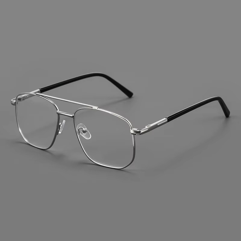 Dsnietp Lesebrille Pilot, Vollrand, Metall, Männer - Bild 1