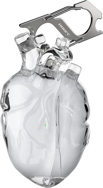Originales Herz Silikon Schutzhülle für Apple AirPods Pro 2/3 in Transparent - Bild 1